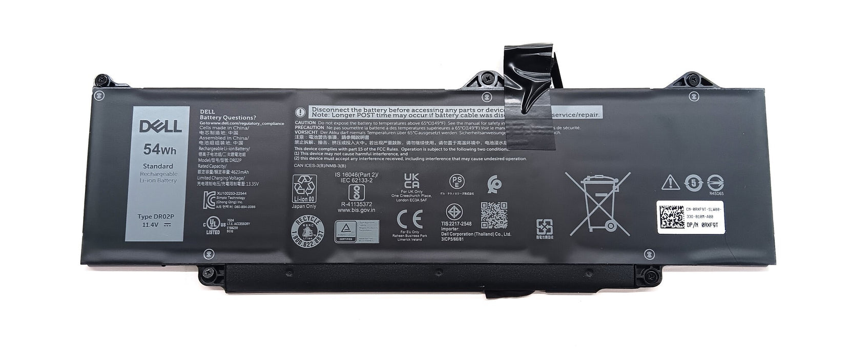 Components-Batteries-Laptops--Dell--RXF9T-Open-Box