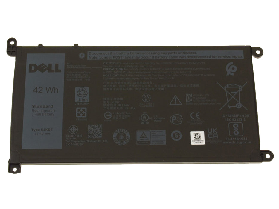 Components-Batteries-Laptops--Dell--51KD7-Open-Box