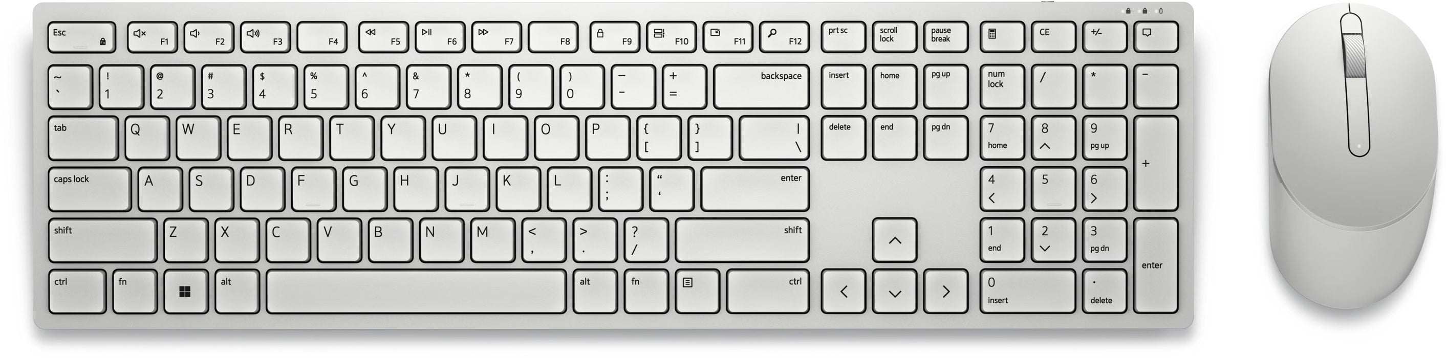 Input-Devices-Keyboard-Keypads--Dell--KM5221-WH-FRC-New