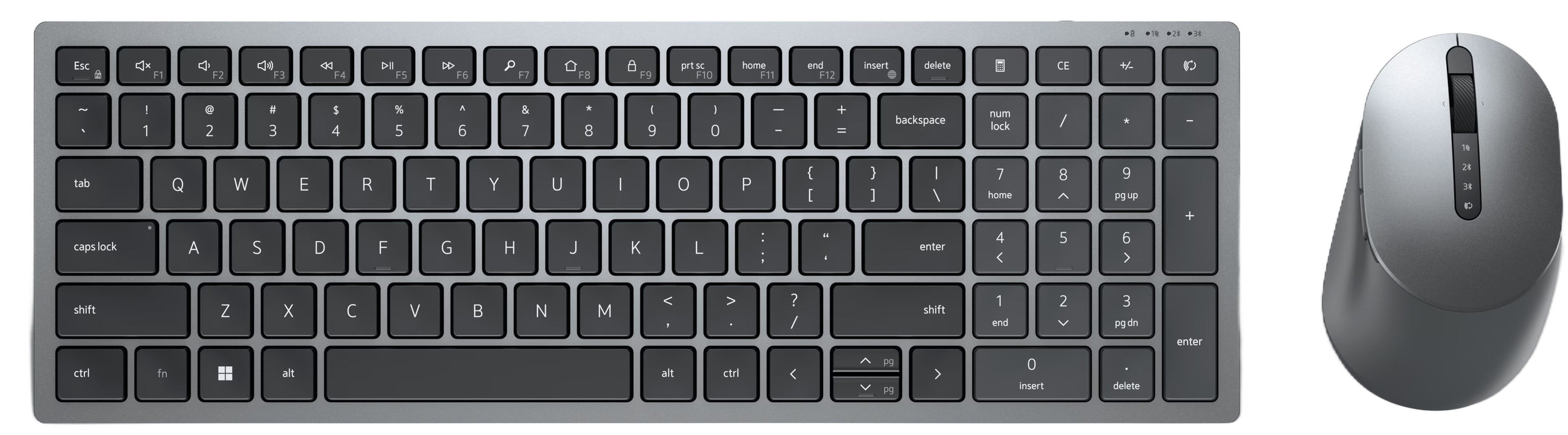 Input-Devices-Keyboard-Keypads--Dell--KM7120W-GY-FRC-New
