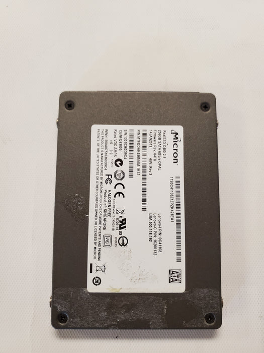 Drives & Storage>SSD Drives - Micron - MTFDDAK256MAM-1K12 - Open Box