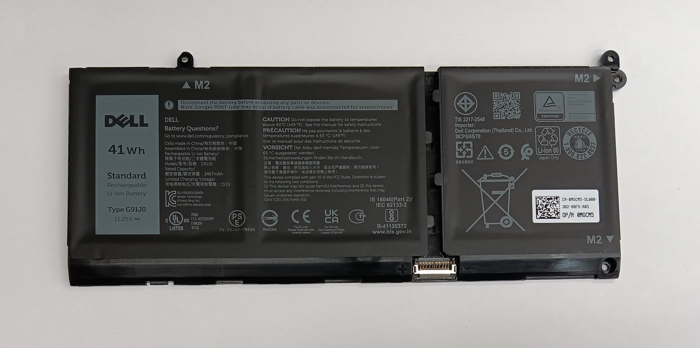 Components>Batteries>Laptops - Dell - MGCM5 - Open Box