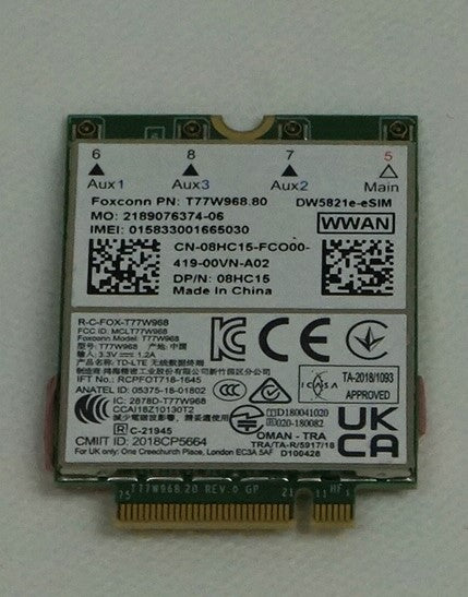 Laptops>Communications>Wireless - Dell - 8HC15 - Open Box