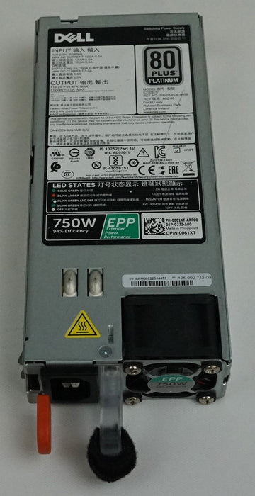 Servers>Server Options>Power Supplies - Dell - 061XT - Open Box