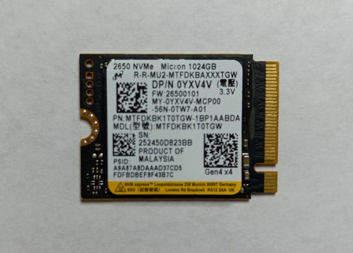 Drives & Storage>SSD Drives - Dell - YXV4V - Open Box