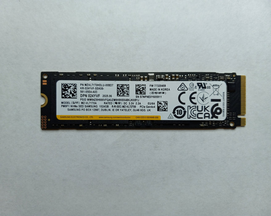 Drives & Storage>SSD Drives - Dell - 24YVF - Open Box