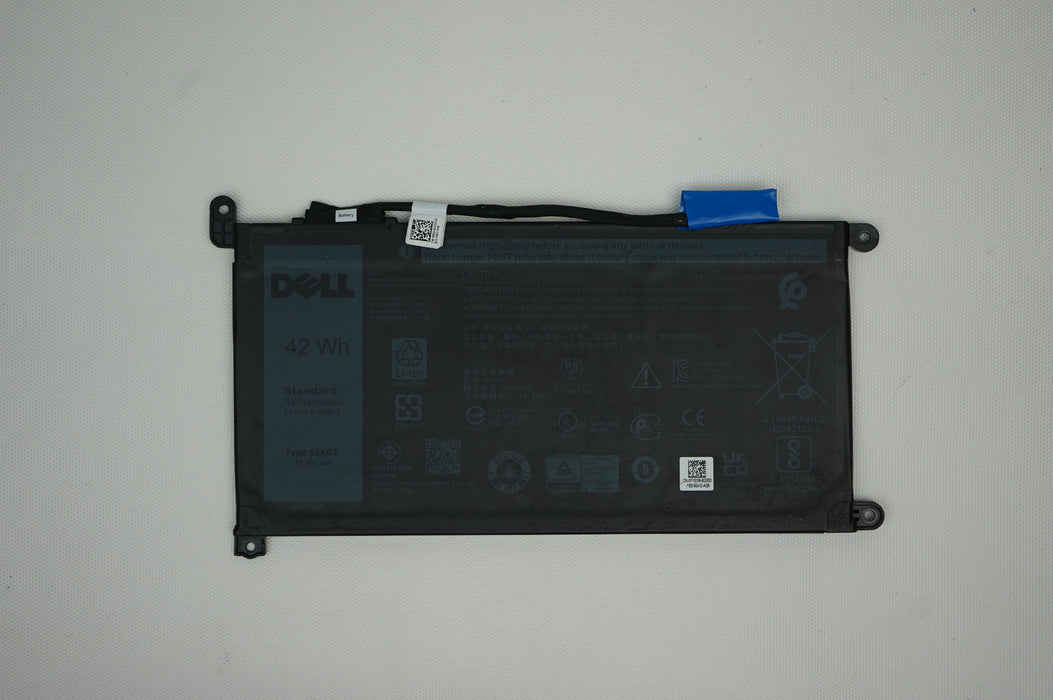 Components>Batteries>Laptops - Dell - 51KD7 - Open Box