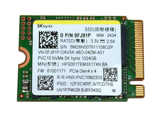 Drives & Storage>SSD Drives - Dell - FJ91P - Open Box