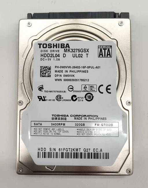 Drives & Storage>Internal Hard Drives>SATA - Dell - W0VVK - Open Box