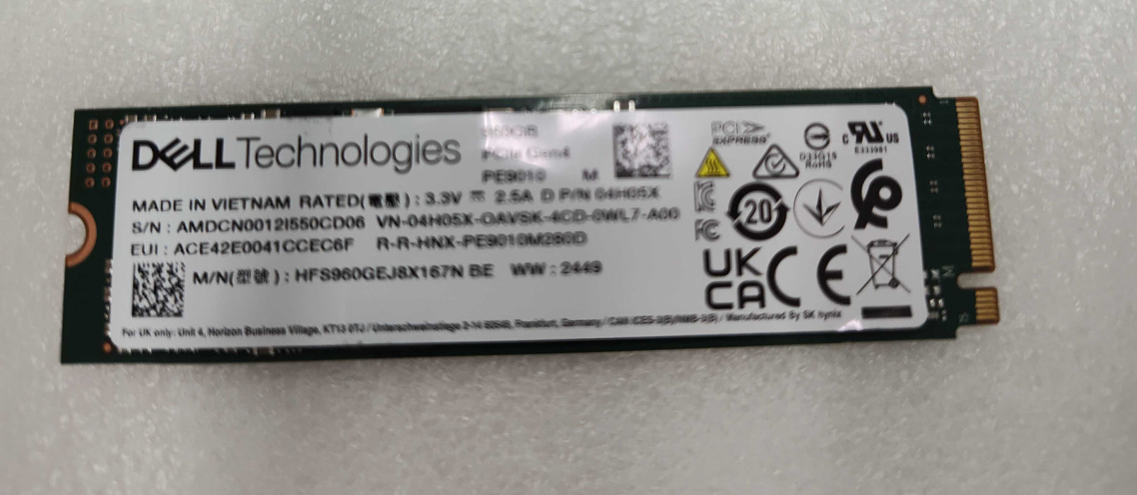 Servers>Drives & Storage - Dell - 4H05X - Open Box