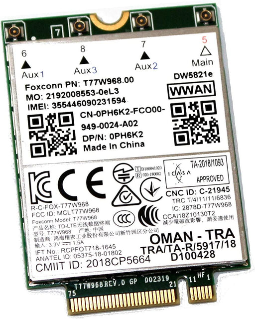 Networking-Ethernet-Network-Wireless-Cards--Dell--PH6K2-Open-Box