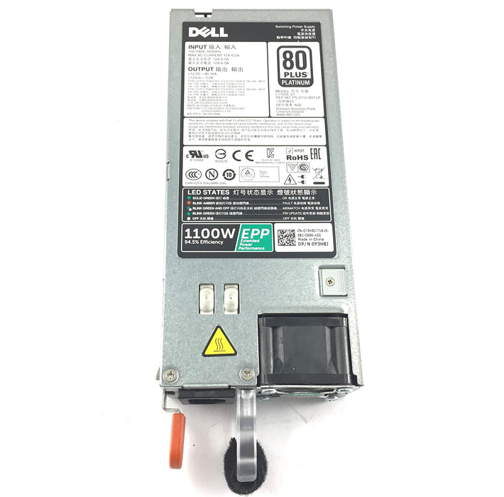 Servers>Server Options>Power Supplies - Dell - Y3H8J - Open Box