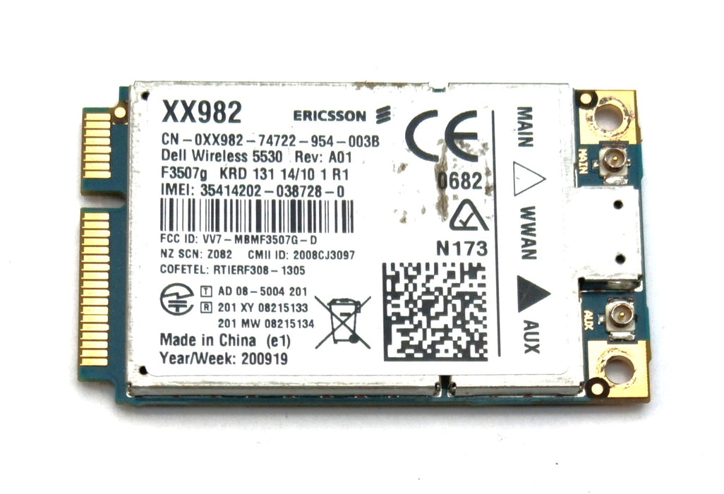Networking>Ethernet / Network / Wireless Cards - Dell - XX982 - Open Box