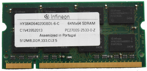 Memory-RAM--Desktop-Laptop--Infineon--HYS64D64020GBDL-6-C-Open-Box