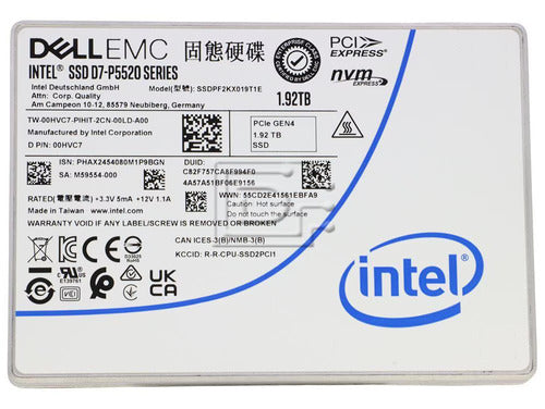 Servers>Drives & Storage - Dell - 0HVC7 - Refurbished