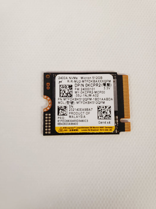 Drives & Storage>SSD Drives - Dell - KCPR2 - Refurbished