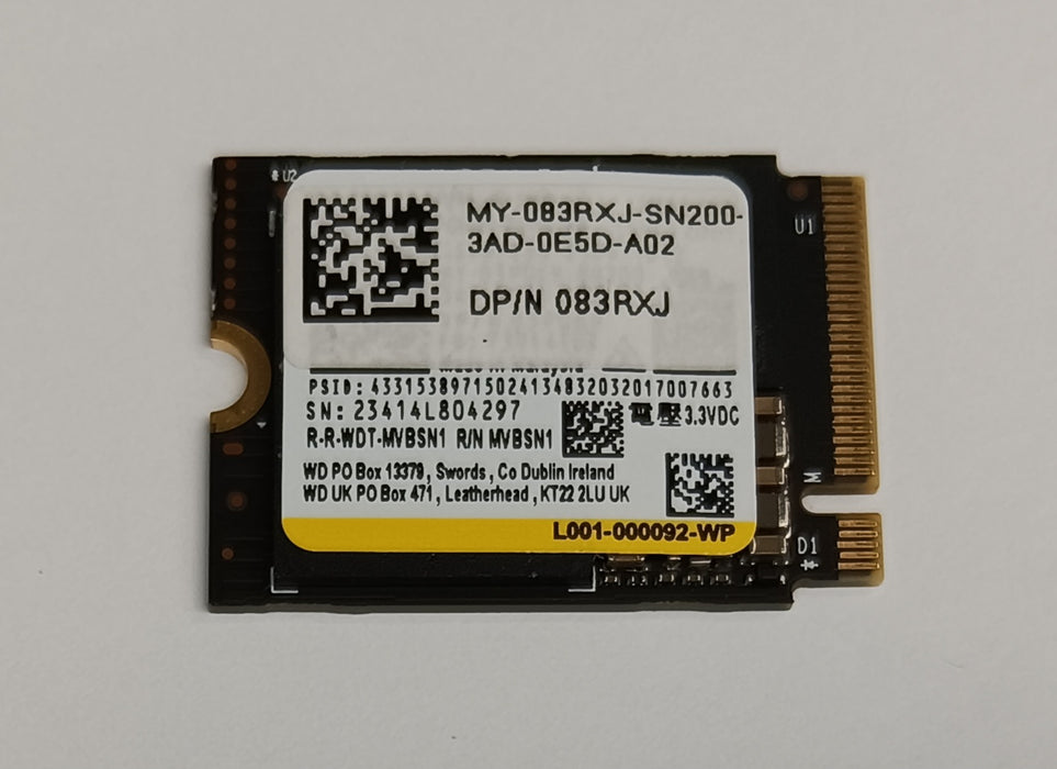 Drives & Storage>SSD Drives - Dell - 83RXJ - Open Box