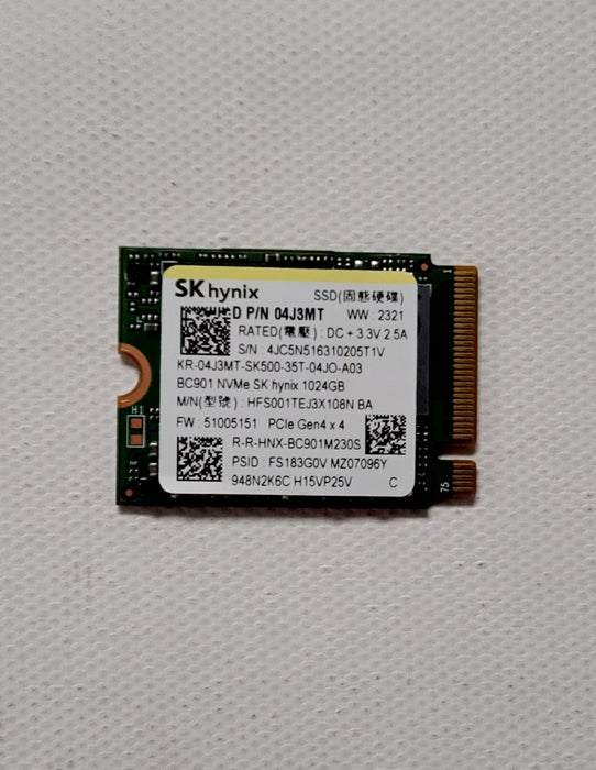 Drives & Storage>SSD Drives - Dell - 4J3MT - Refurbished