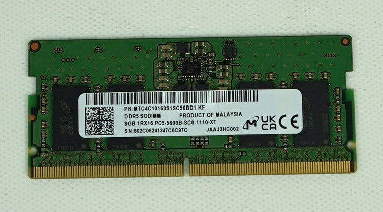 Memory>RAM - Desktop/Laptop - Micron - MTC4C10163S1SC56BD1 - Open Box