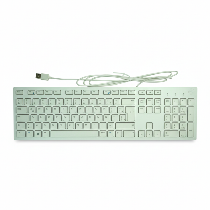 Input Devices>Keyboard / Keypads - Dell - KB216-WH-LTN - New