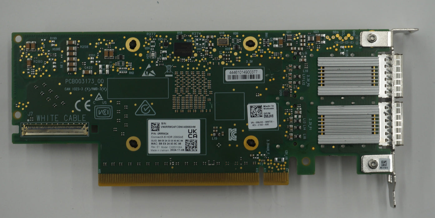 Networking>Ethernet / Network / Wireless Cards - Mellanox Technologies - MCX653106A-ECAT-SP - Open Box