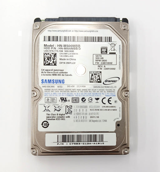 Drives & Storage>Internal Hard Drives>SATA - Dell - WPJJV - Open Box