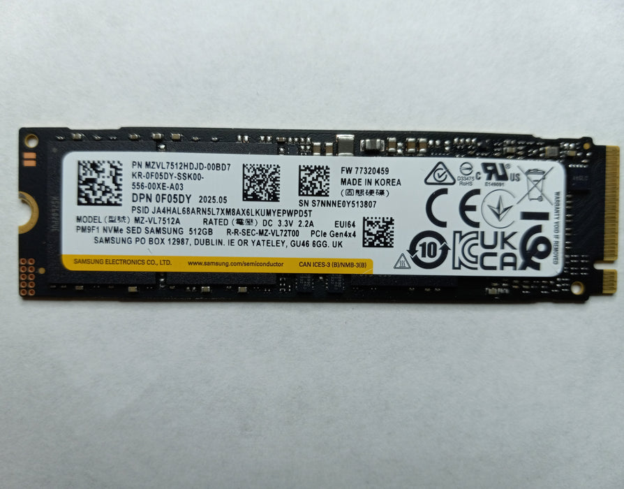 Drives & Storage>SSD Drives - Dell - F05DY - Open Box