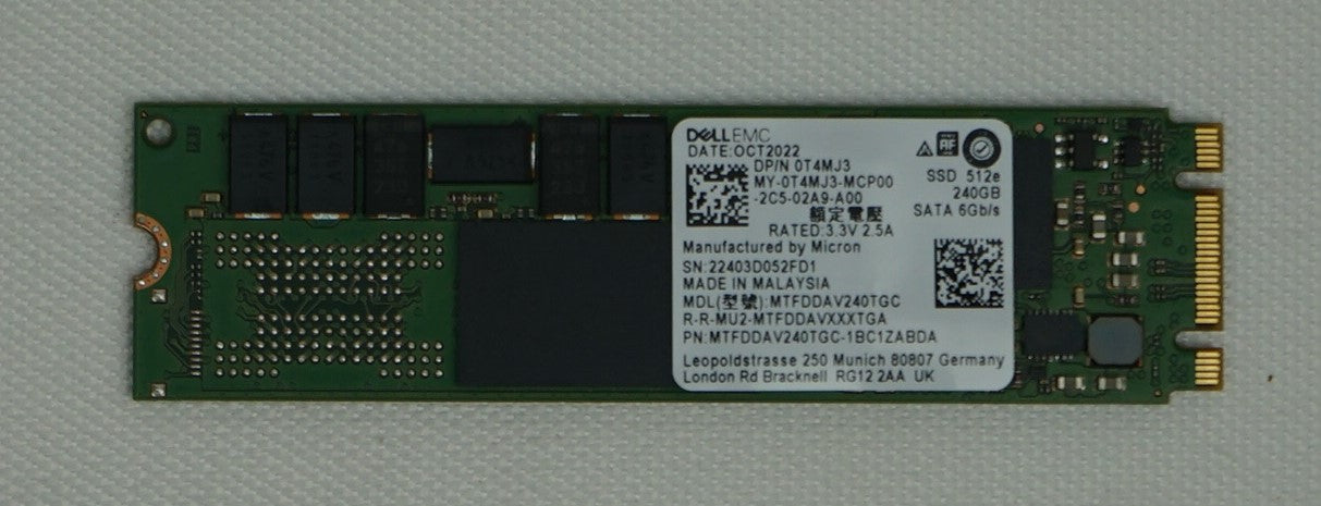 Drives & Storage>SSD Drives - Dell - T4MJ3 - Refurbished