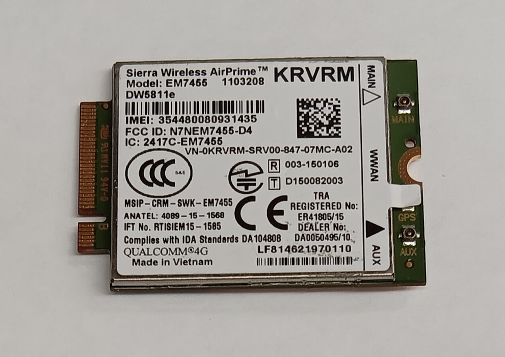 Laptops>Communications>Wireless - Dell - KRVRM - Open Box