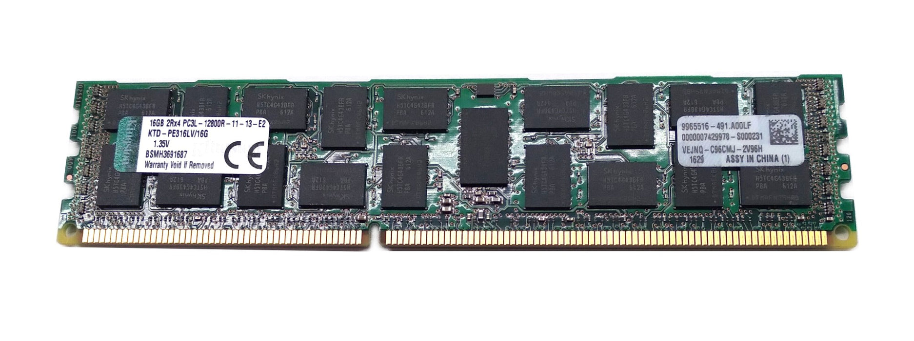 Memory>RAM - Server/Workstation - Kingston Technology - KTD-PE316LV/16G - Open Box
