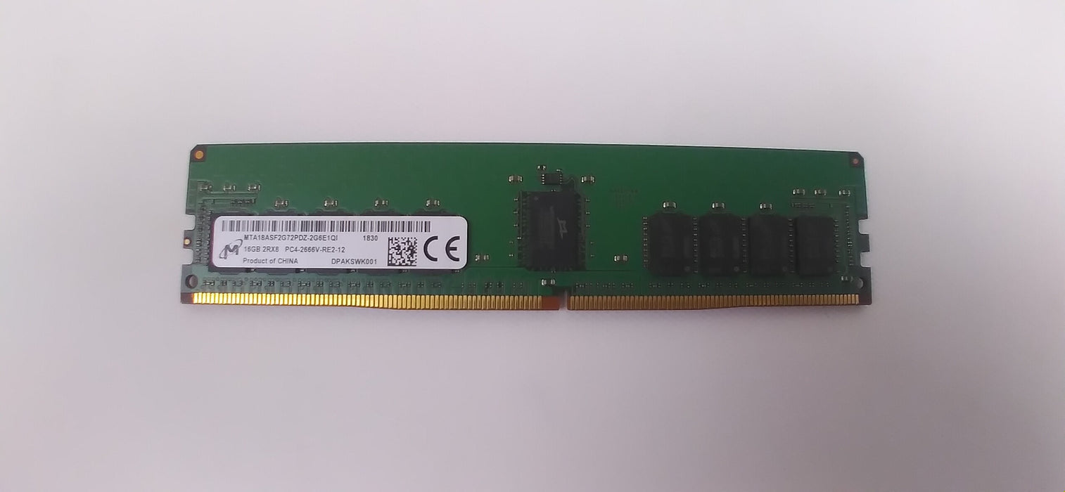 Memory>RAM - Server/Workstation - Micron - MTA18ASF2G72PDZ-2G6E1 - Open Box