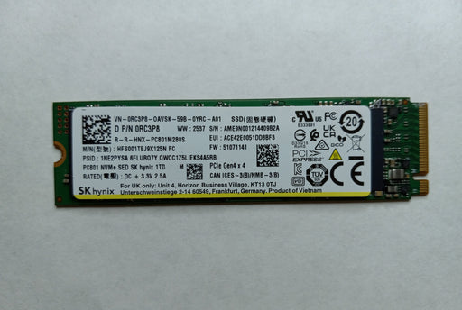 Drives & Storage>SSD Drives - Dell - RC3P8 - Open Box