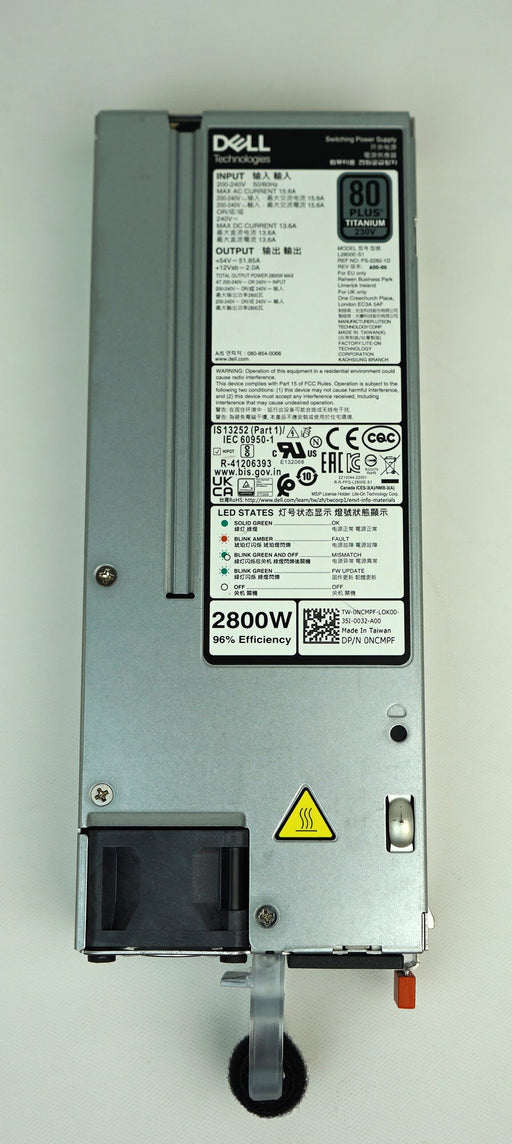 Servers>Server Options>Power Supplies - Dell - NCMPF - Open Box