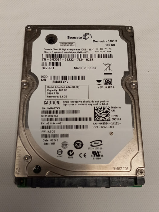Drives & Storage>Internal Hard Drives>SATA - Dell - N3564 - Open Box