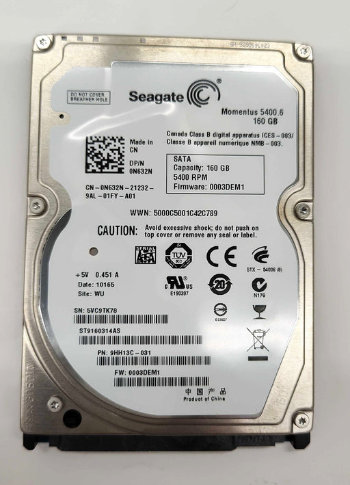 Drives & Storage>Internal Hard Drives>SATA - Dell - N632N - Open Box