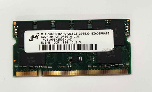 Memory>RAM - Desktop/Laptop - Dell - MT16VDDF6464HG-265G2 - Open Box