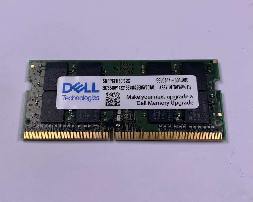 Memory>RAM - Desktop/Laptop - Dell - SNPP6FH5C/32G - Open Box