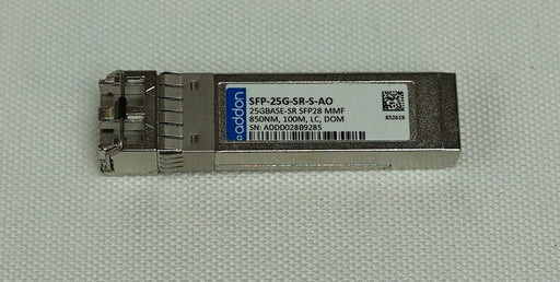 Networking>Transceivers / Converters / Modules - AddOn Networks - SFP-25G-SR-S-AO - Open Box