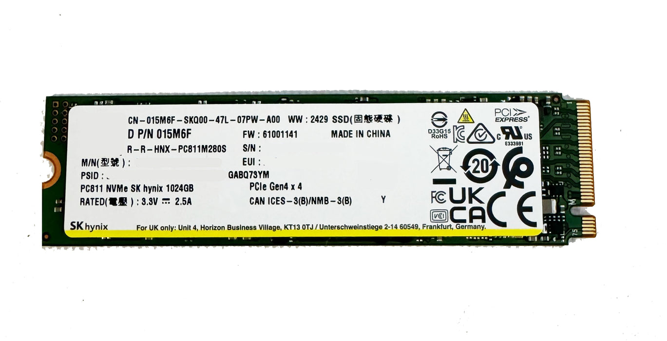 Drives & Storage>SSD Drives - Dell - 15M6F - Open Box