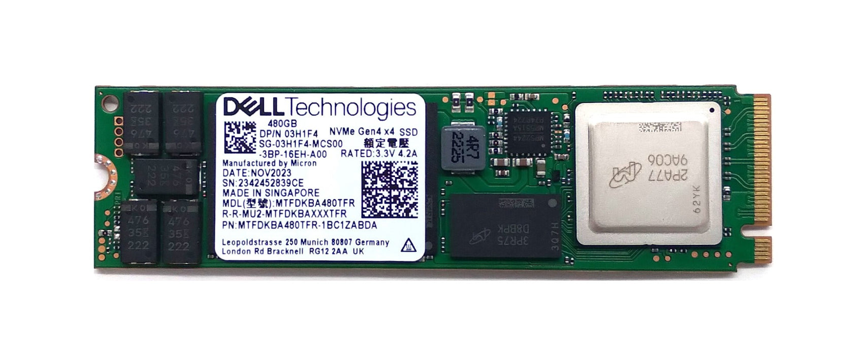 Servers>Drives & Storage - Dell - 3H1F4 - Open Box