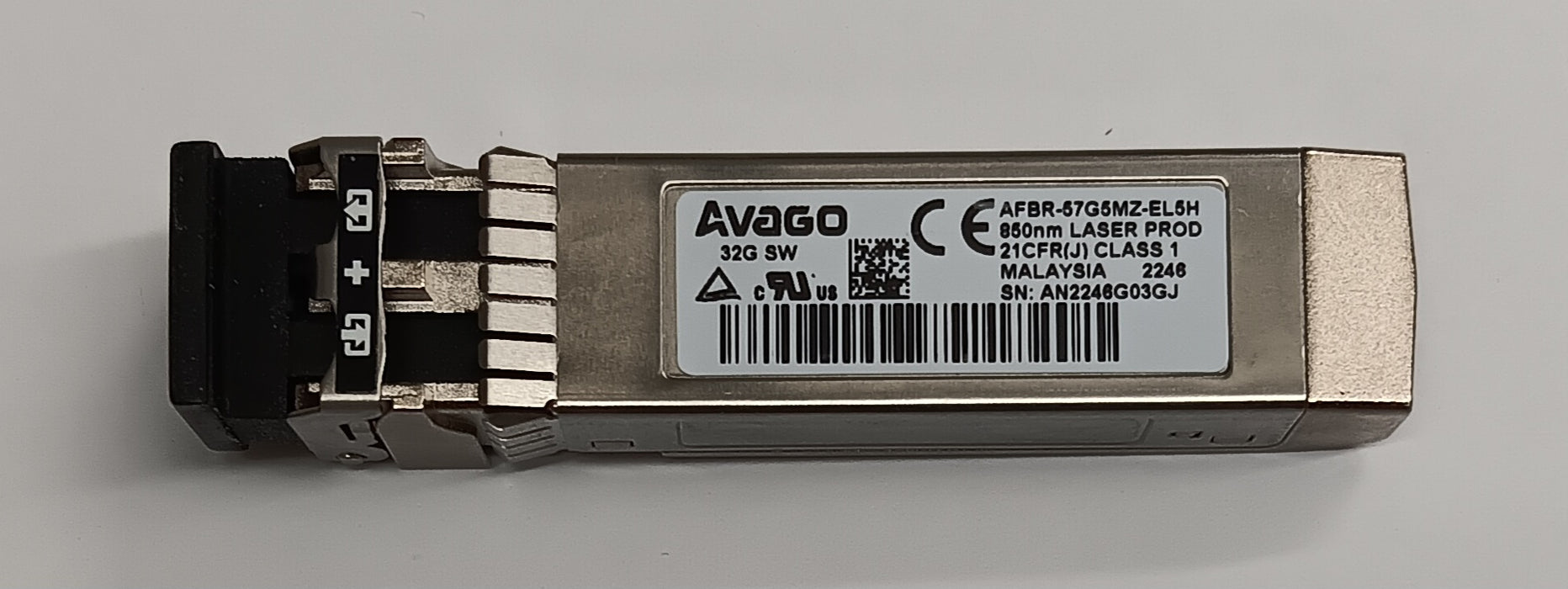 Networking>Transceivers / Converters / Modules - Avago - AFBR-57G5MZ-EL5H - Open Box