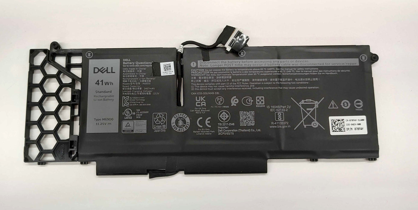 Components>Batteries>Laptops - Dell - 78FWY - Open Box