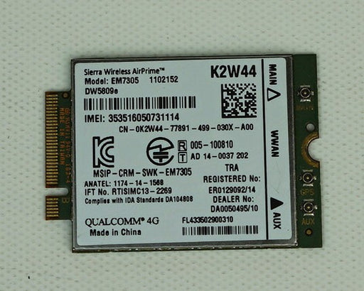 Laptops>Communications>Wireless - Dell - K2W44 - Open Box