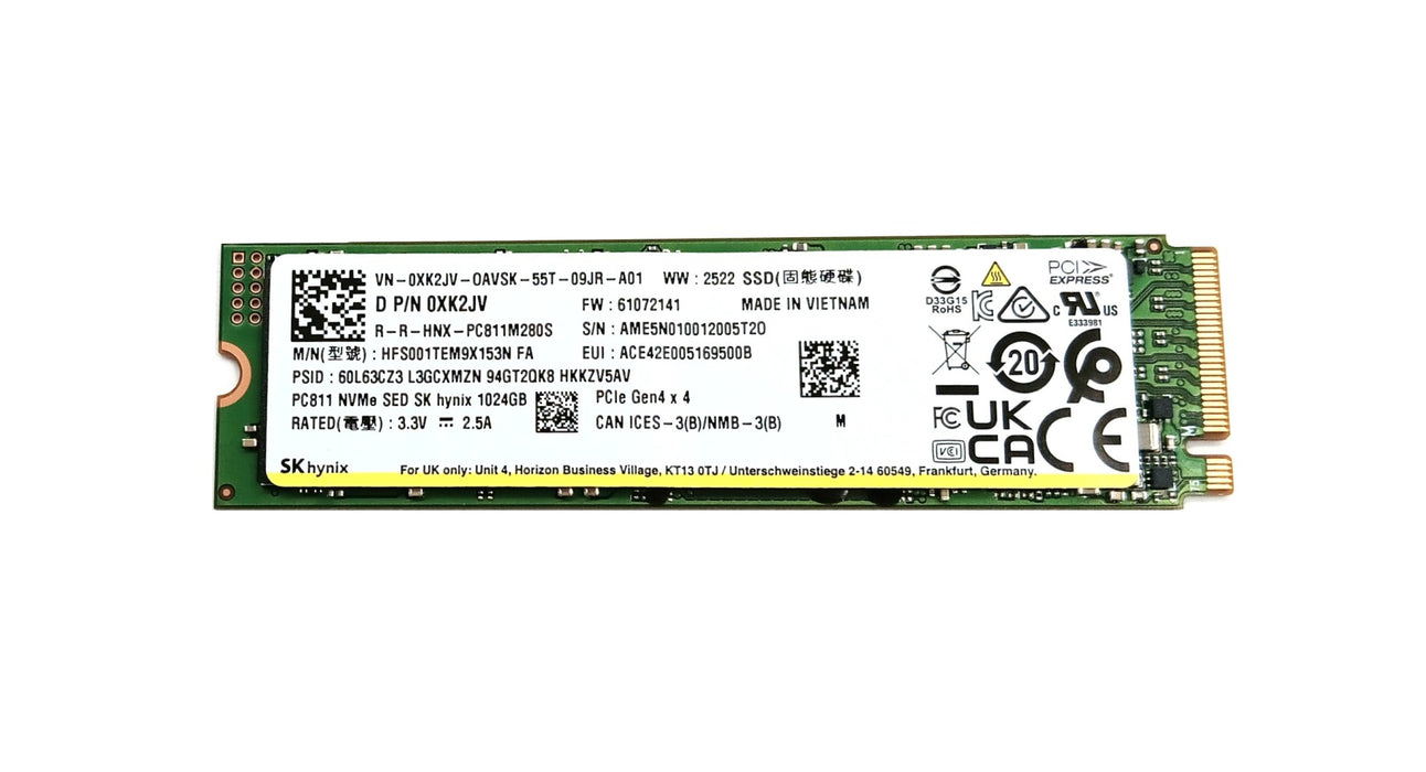 Drives & Storage>SSD Drives - Dell - XK2JV - Open Box