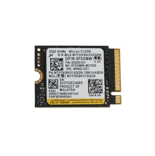 Drives & Storage>SSD Drives - Dell - F5XMW - Open Box
