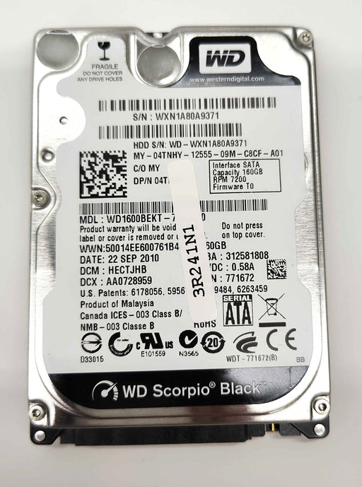 Drives & Storage>Internal Hard Drives>SATA - Dell - 4TNHY - Open Box