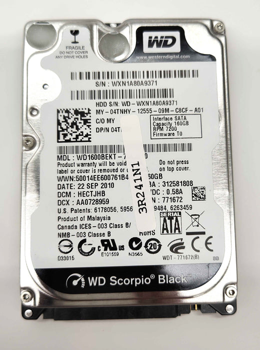 Drives & Storage>Internal Hard Drives>SATA - Dell - 4TNHY - Open Box
