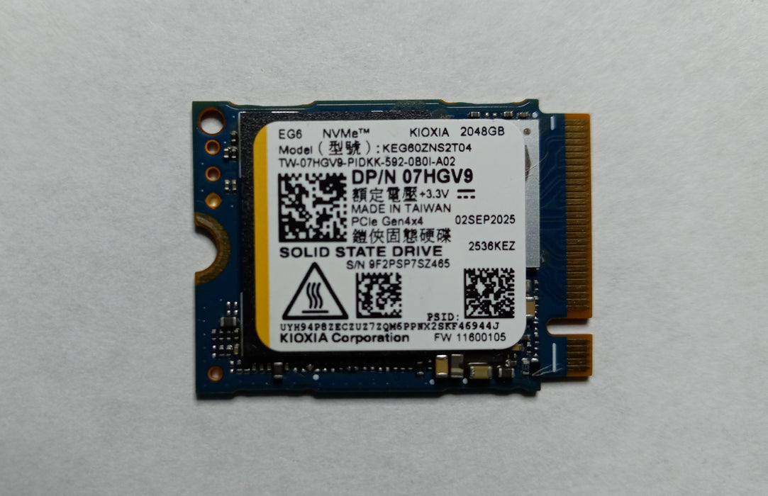 Drives & Storage>SSD Drives - Dell - 7HGV9 - Open Box