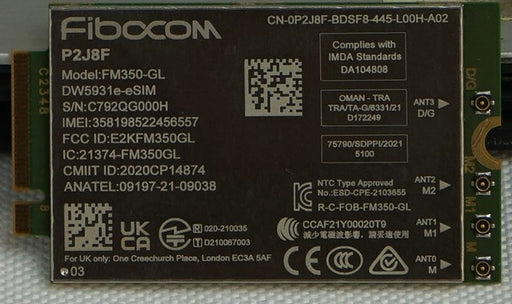 Laptops>Communications>Wireless - Dell - P2J8F - Open Box
