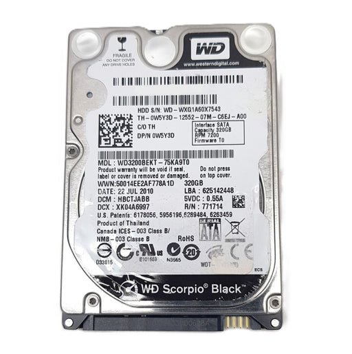 Drives & Storage>Removable Hard Drives - Dell - W5Y3D - Open Box